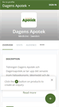 Mobile Screenshot of annons.dagensapotek.se
